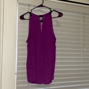 Purple halter top